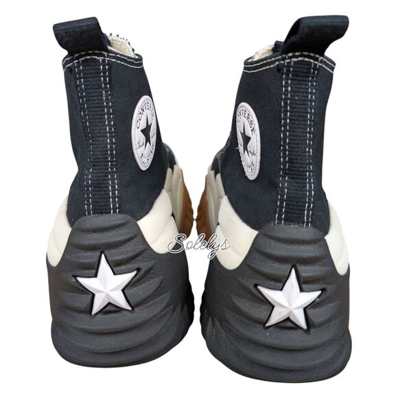 Converse Run Star Motion CX Platform High Top Black White Gum Sneaker Womens 9.5 - Picture 6 of 11